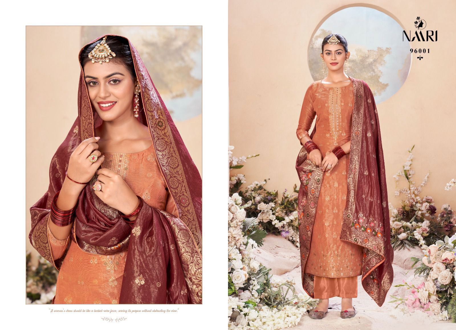 Madhura By Naari Simmer Jacquard Designer Salwar Kameez Wholesale Online

